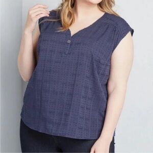 Modcloth Profound Pairing Cotton Blouse